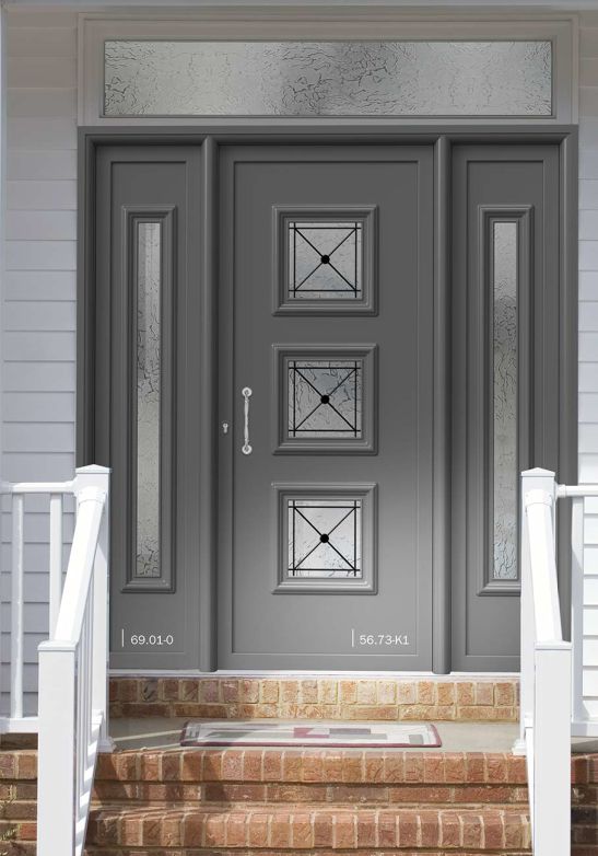 PVC deur met Pressed deurvulling