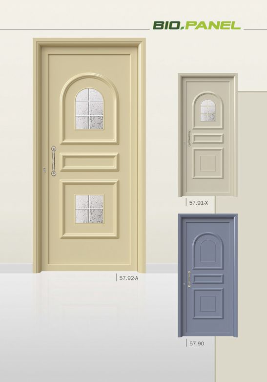 PVC deur met Pressed deurvulling